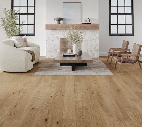 HAND CRAFTED HARDWOOD Chateau  Color: Crepe