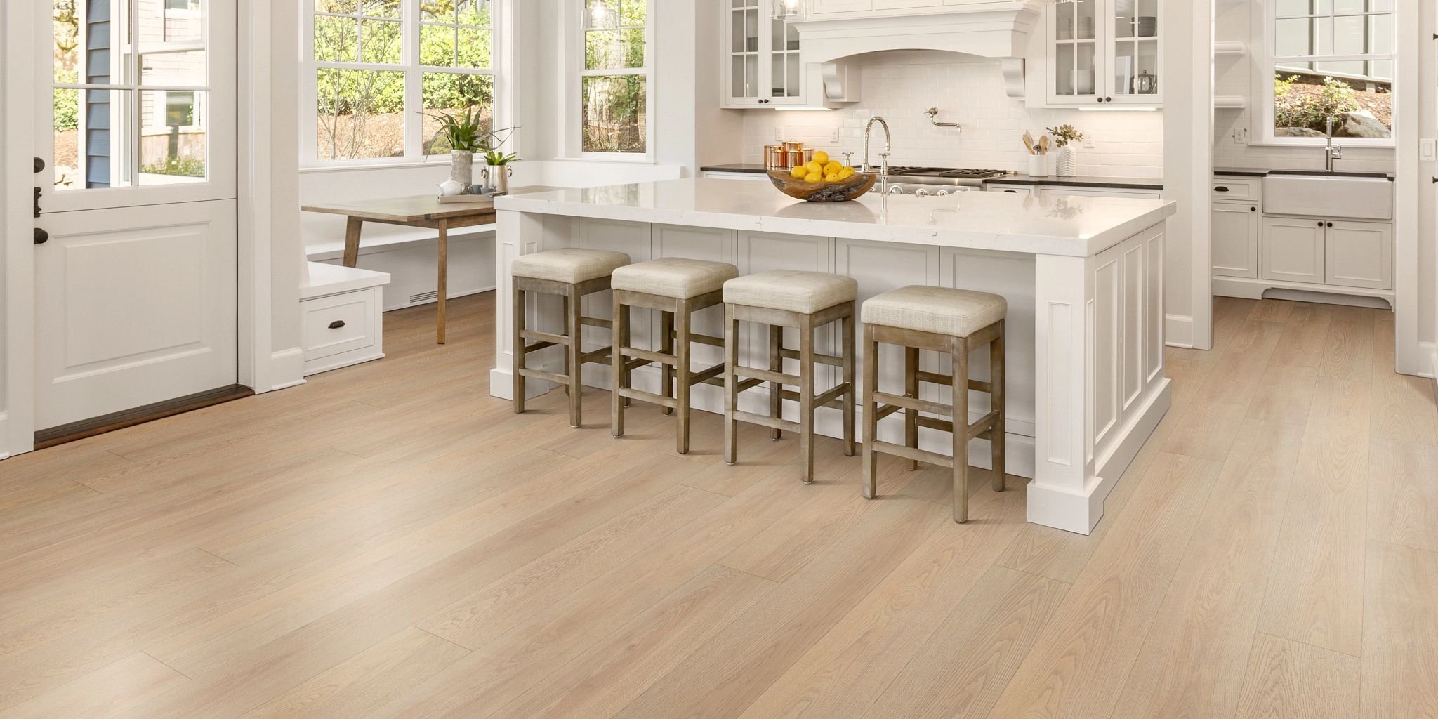 Kitchen with waterproof flooring - Big Dog Flooring in Indianapolis, IN