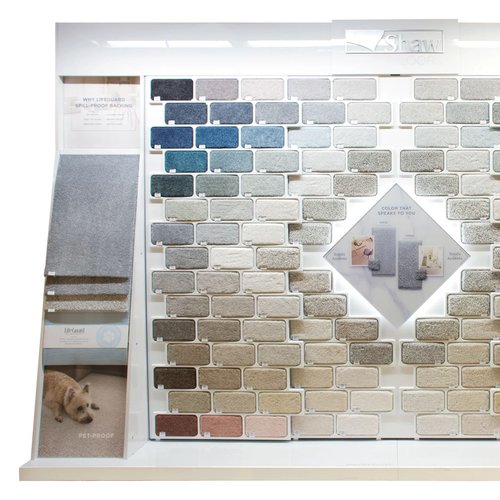 Anso Nylon Colour Wall Carpet Display