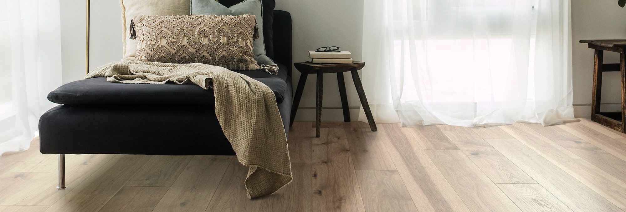 lounge chair on wood floors - Big Dog Flooring in Indianapolis, IN